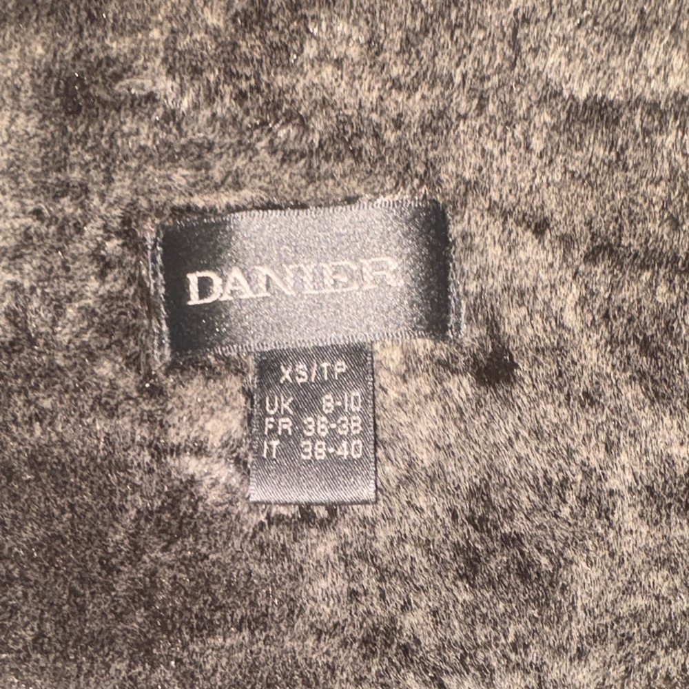 Danier dark army green Teddy Jacket with faux fur lining - Picture 6 of 11